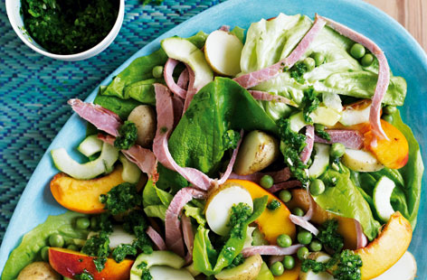 Ham salad with mojo THUMB
